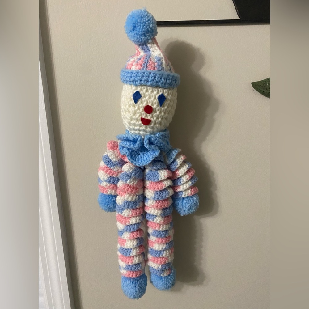 Crochet Clown Doll 18”